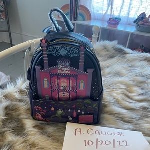 Tiana castle loungefly backpack